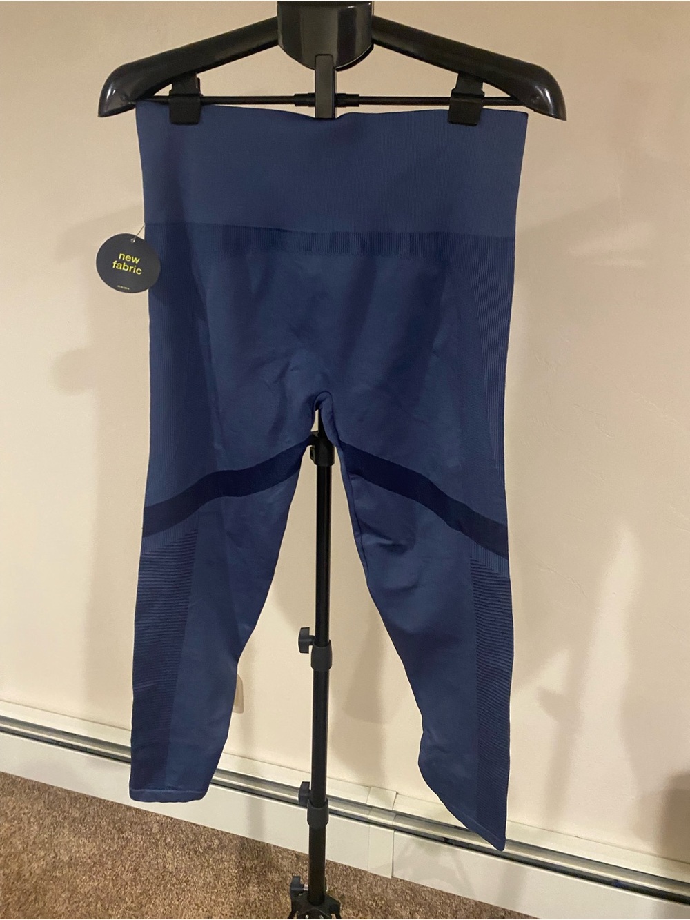Xersion Navy & Dark Blue Seamless Athletic Leggings